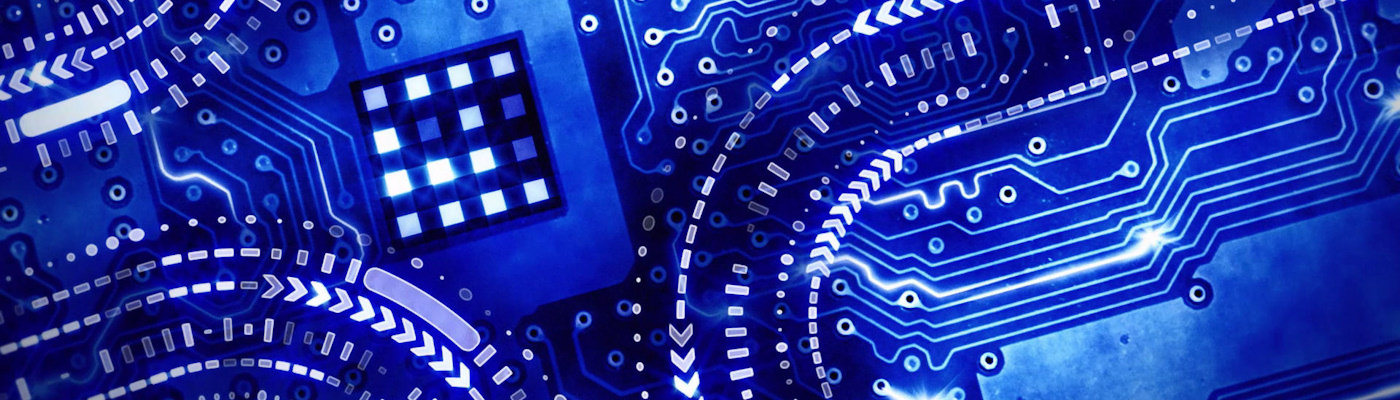Close up of graphene-based electronics
